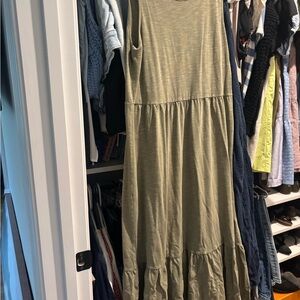 Old Navy Olive Maxi Dress